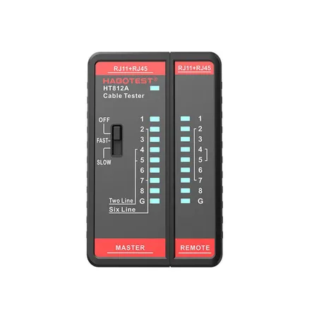 Network cable tester Habotest HT812A  RJ45/RJ14/RJ12/RJ9